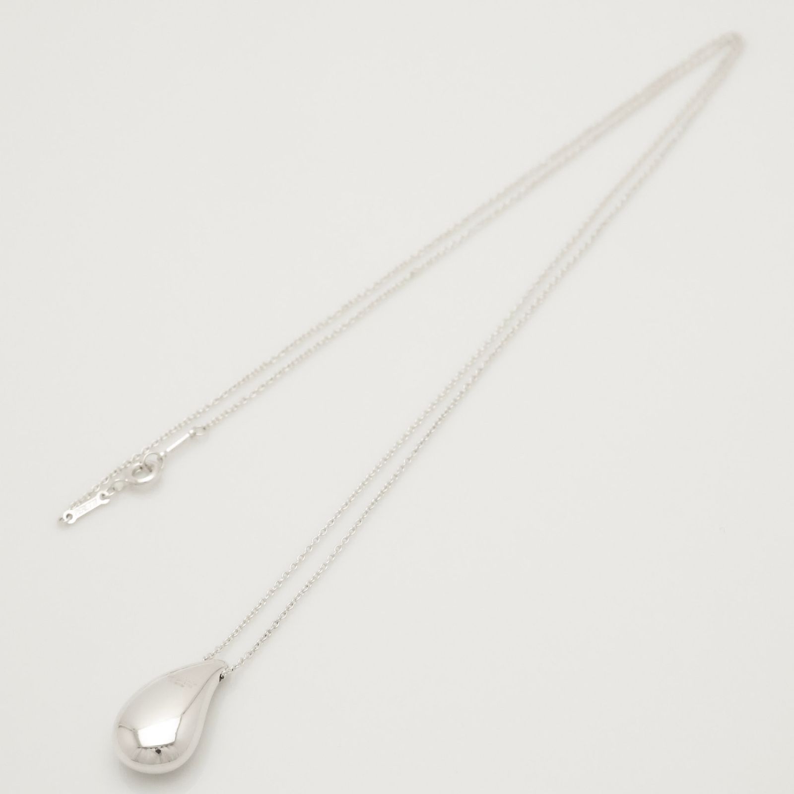 美品】ティファニー TIFFANY&Co. ラージ ティアドロップ エルサ