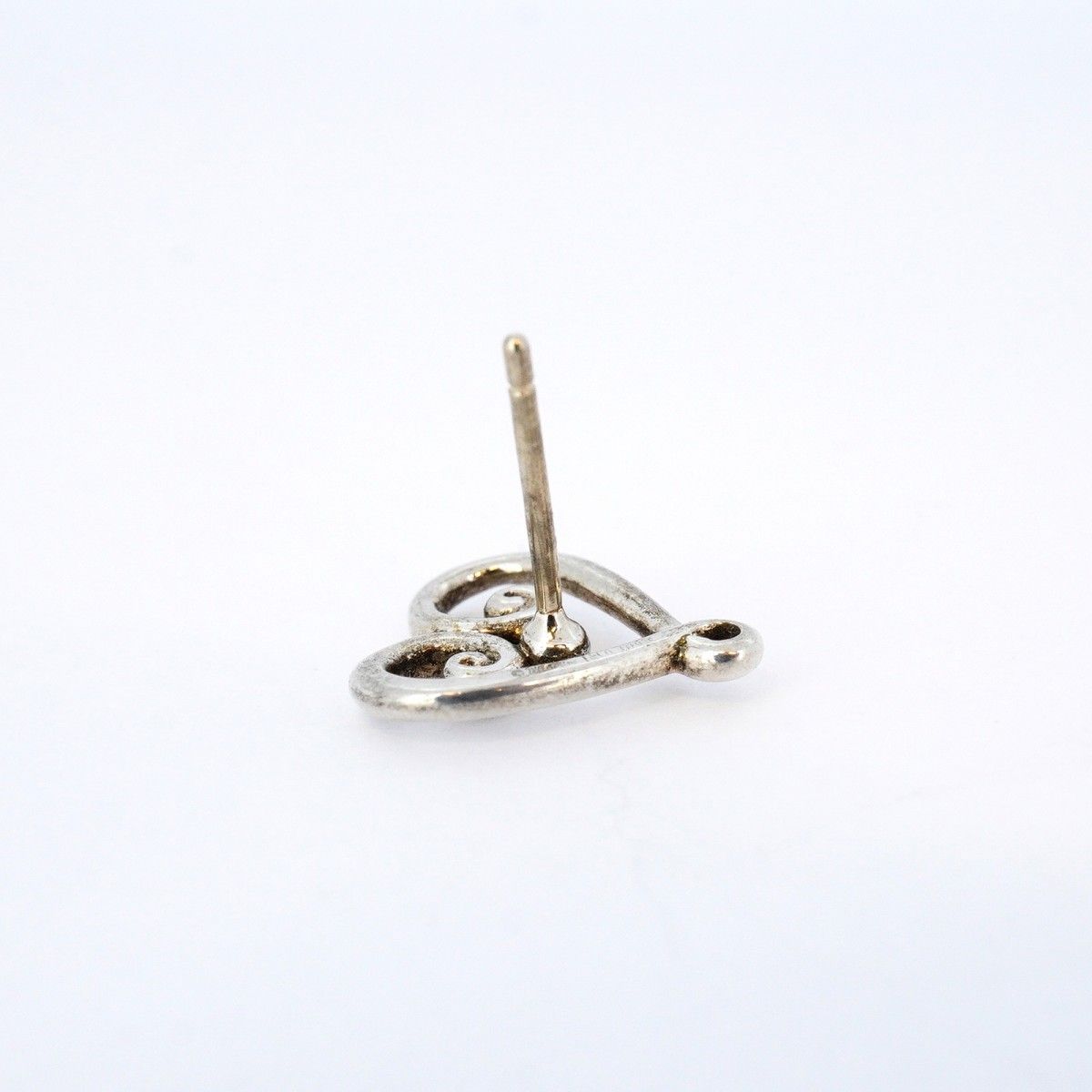 5job0672】ティファニー ピアス ヴェネチア/ゴルドーニハート シルバー