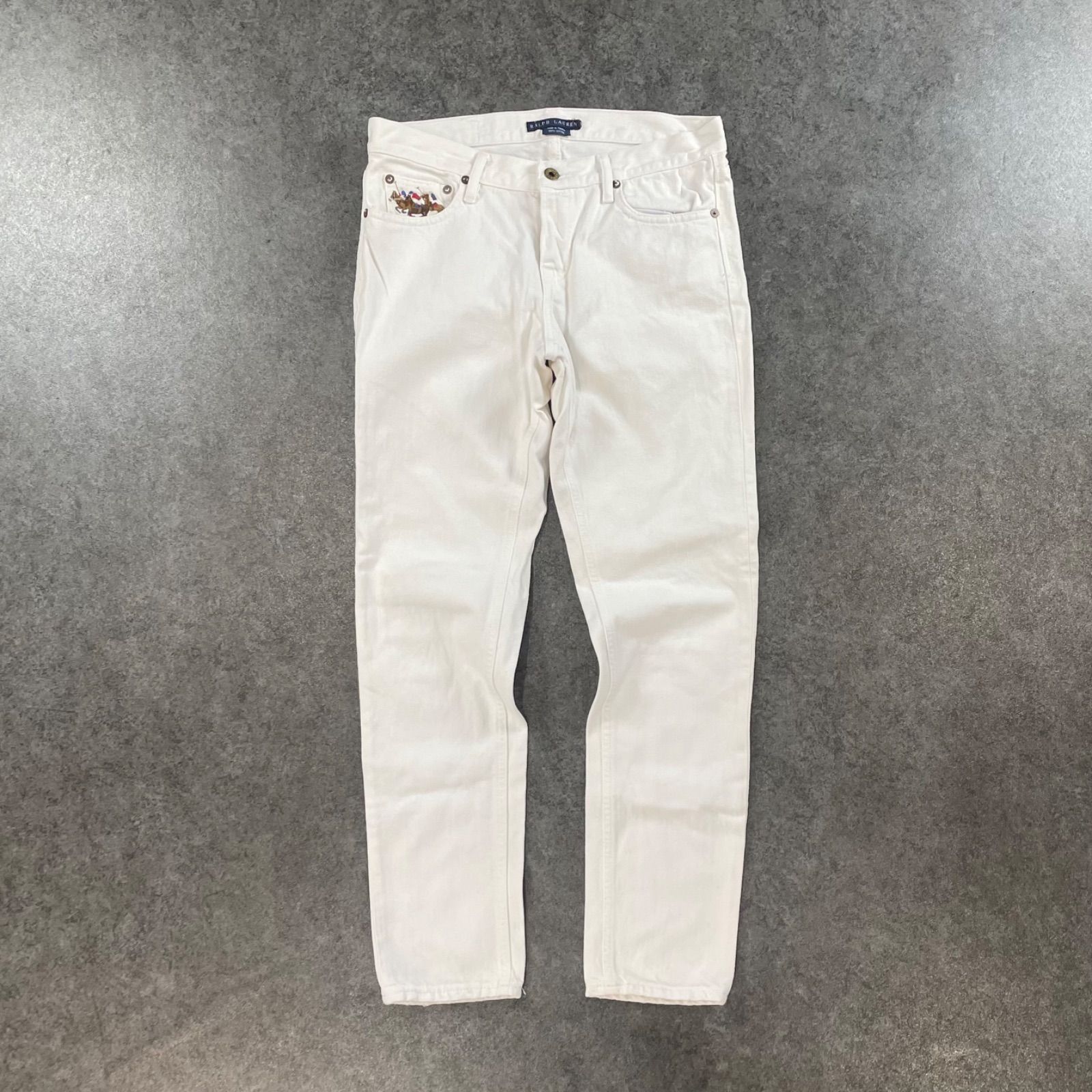 DENIM & SUPPLY Ralph Lauren ホワイトデニム Ralph Lauren THOMPSON 650 Denim Jeans ラルフローレン デニムパンツ