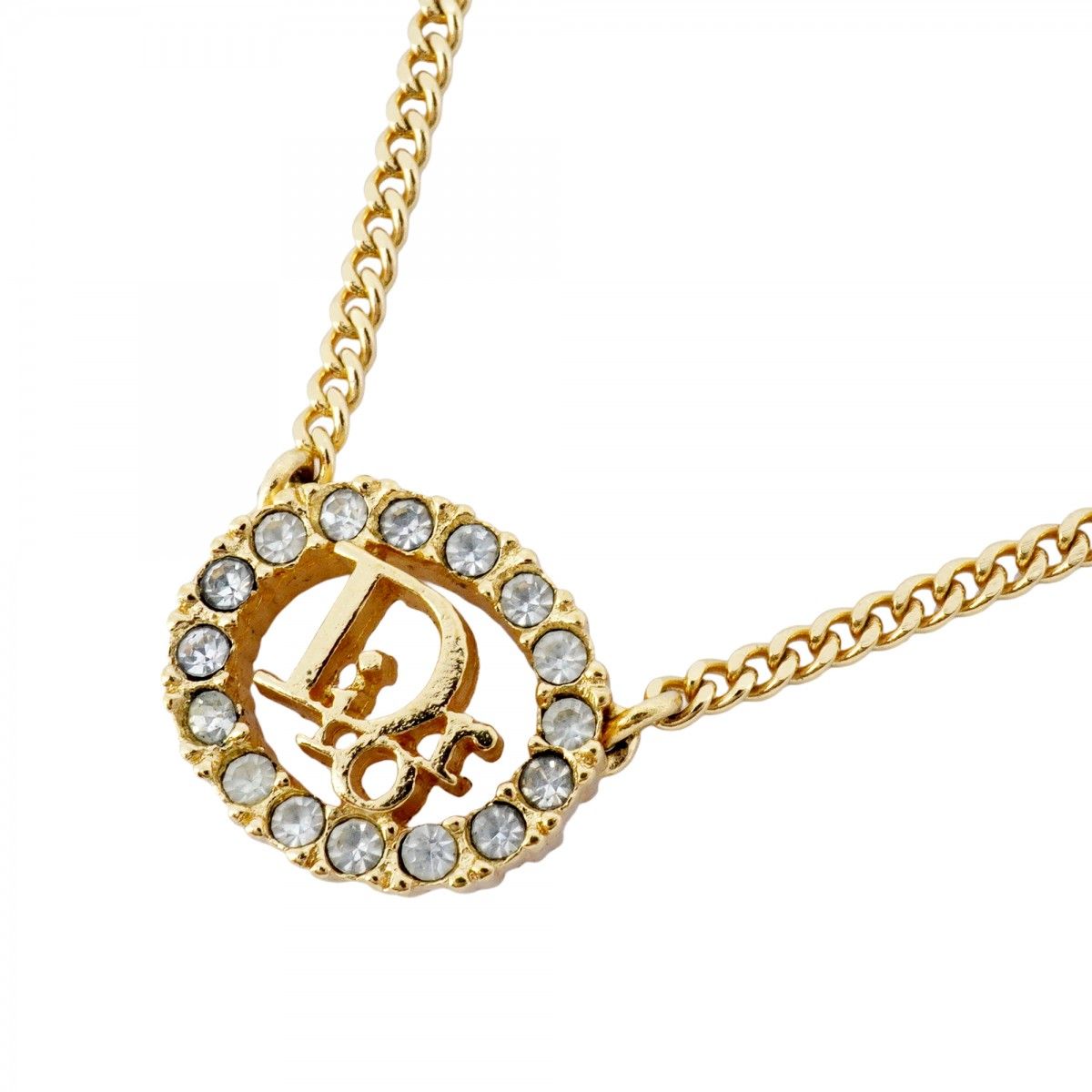 5job0674】クリスチャンディオール ネックレス ディオールロゴ