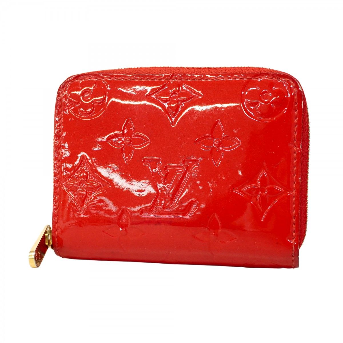 5 pa 0104 ルイヴィトン コインケース ヴェルニ ジッピーコインパース M 90202 スリーズ レディース