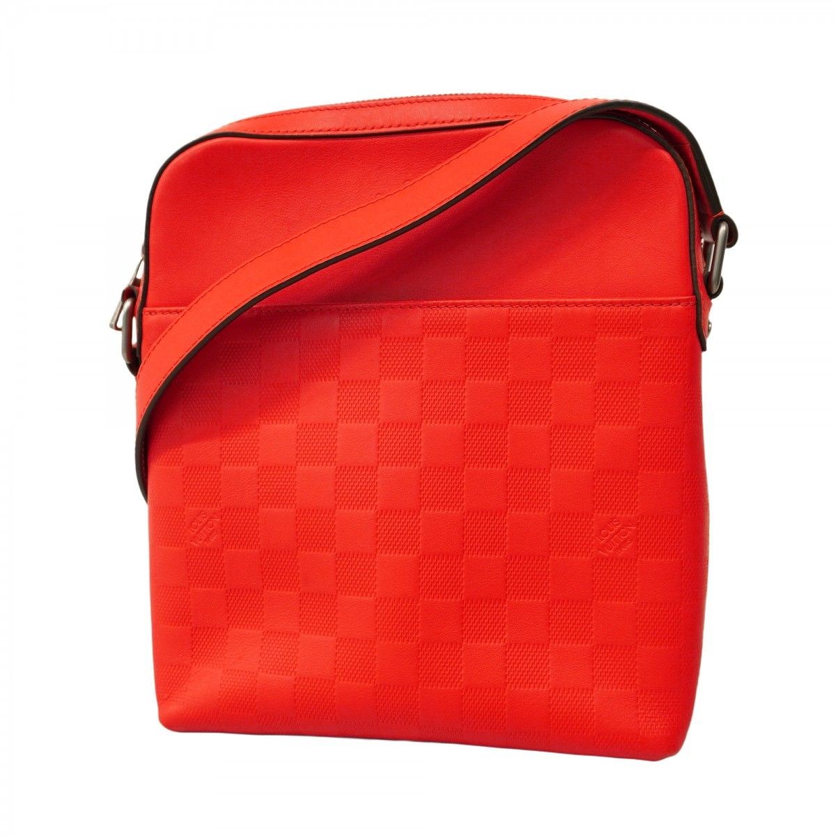 5 of 6554 ルイヴィトン ショルダーバッグ ダミエ アンフィニ ポシェットディストリクト N 23356 マグマ メンズ