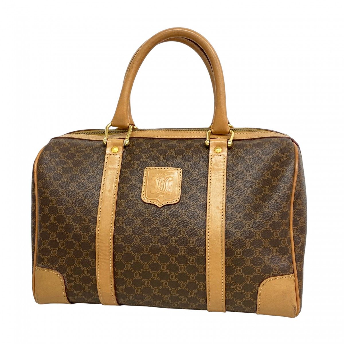 【美品】セリーヌ ハンドバッグ マカダム ゴールド金具 ロゴ レディース 茶 楽天市場】美品 CELINE セリーヌ ヴィンテージ マカダム ブラウン