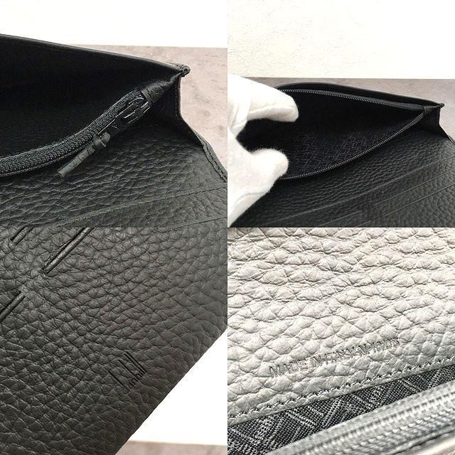 48 ☆送料込み☆ 未使用品 dunhill 長財布 ブラック レザー ギフトにも
