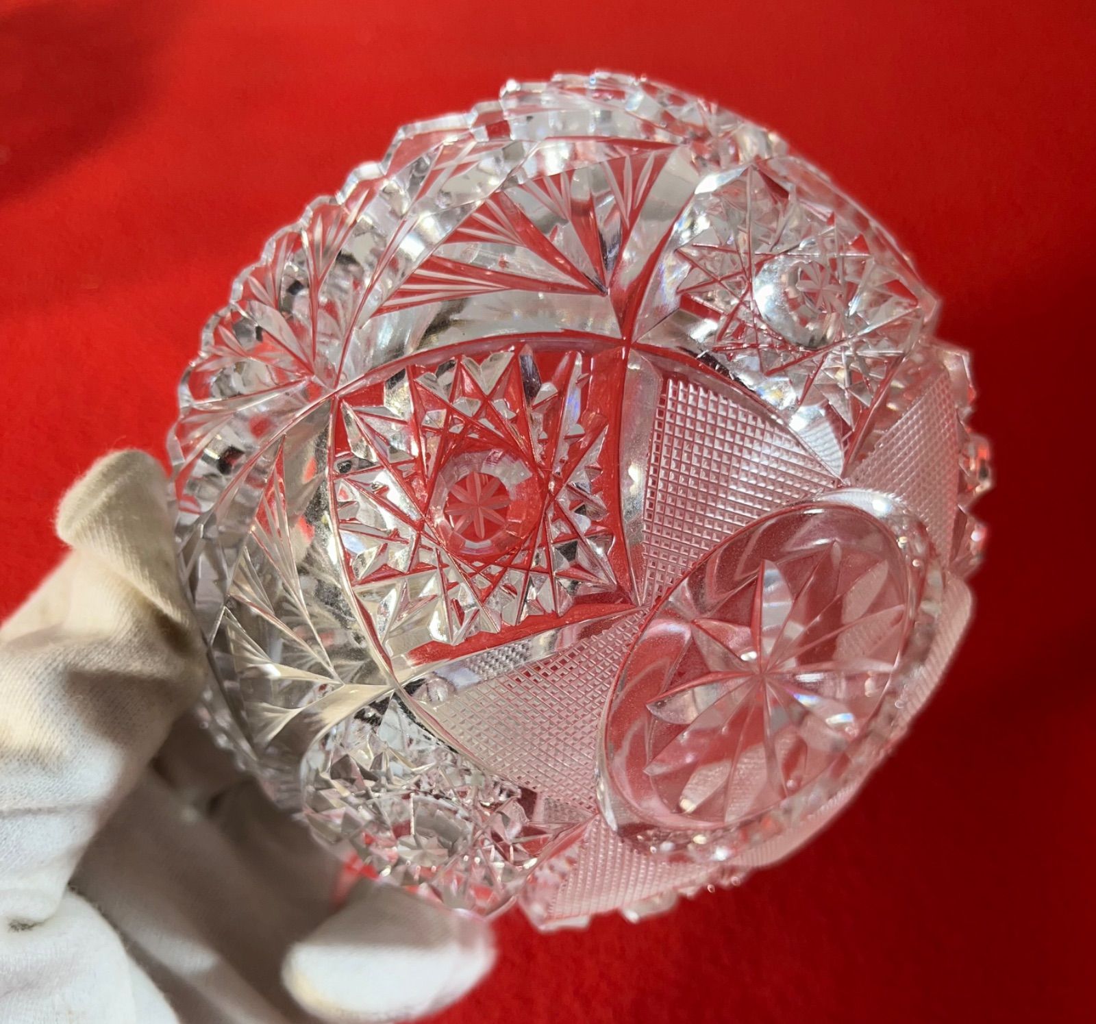 ボウル ボヘミアクリスタル ガラスボウル セット売り - メルカリ