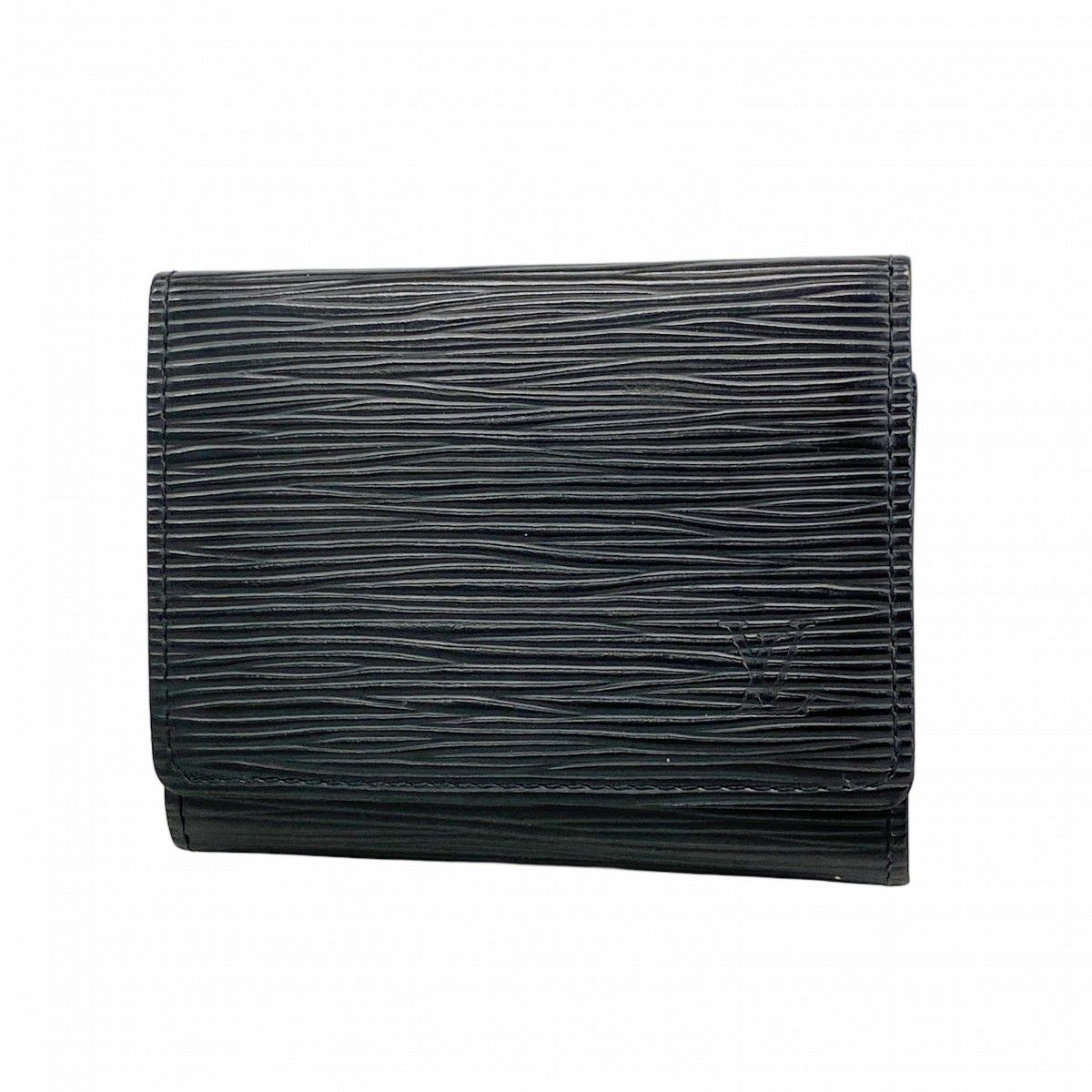 5 pa 0059 ルイヴィトン カードケース エピ アンヴェロップカルトドゥヴィジット M 60652 ノワール メンズ レディース ユニセックス