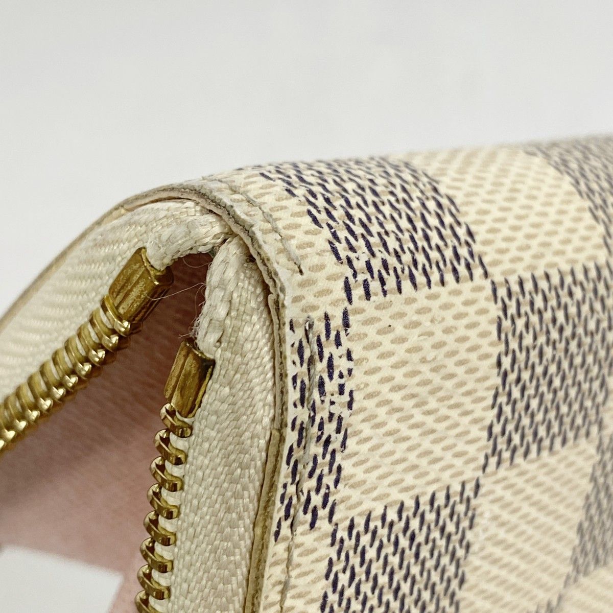 5pa0074】ルイヴィトン 長財布 ダミエ・アズール ポルトフォイユ