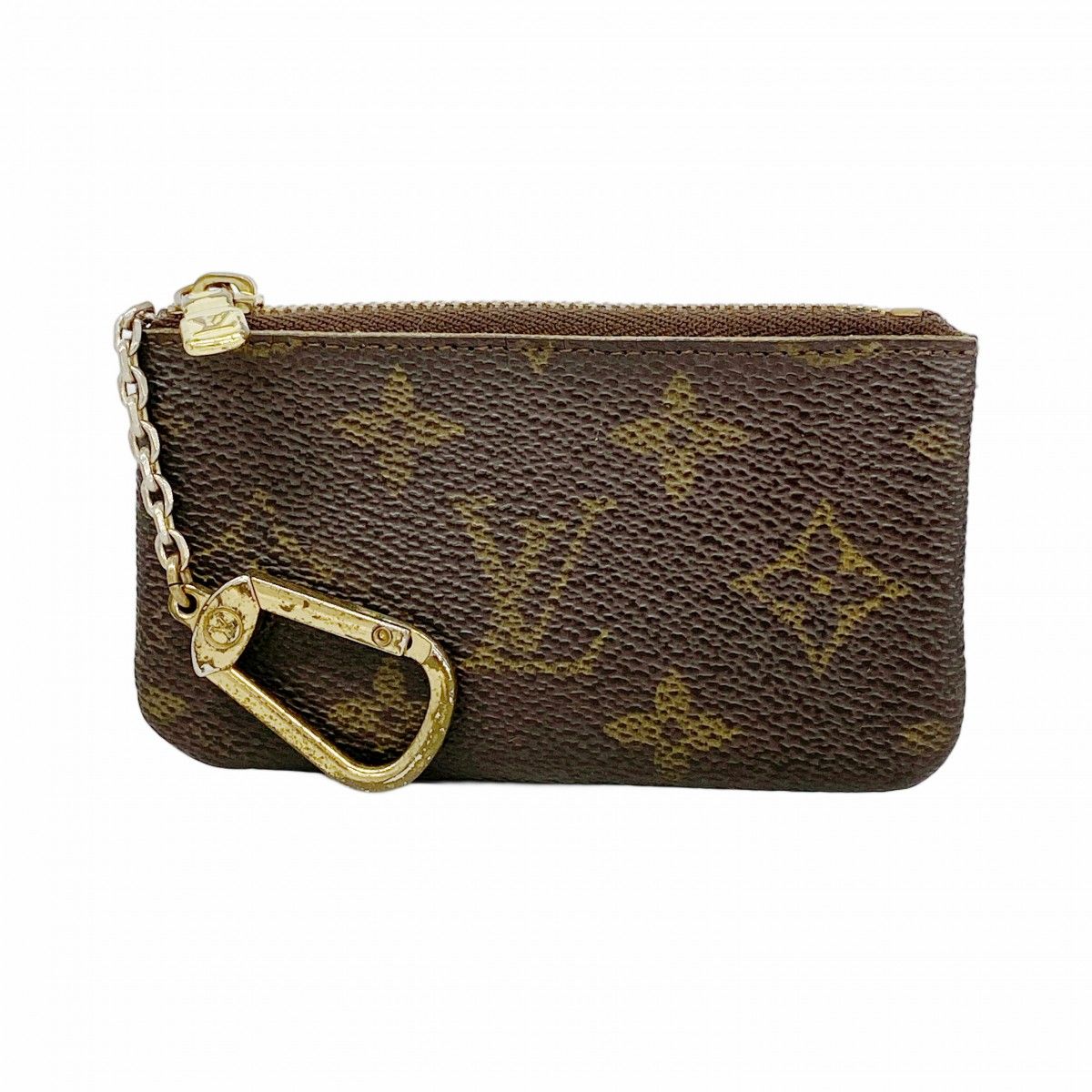 5 pa 0091 ルイヴィトン コインケース モノグラム ポシェットクレ M 62650 ブラウン メンズ レディース ユニセックス