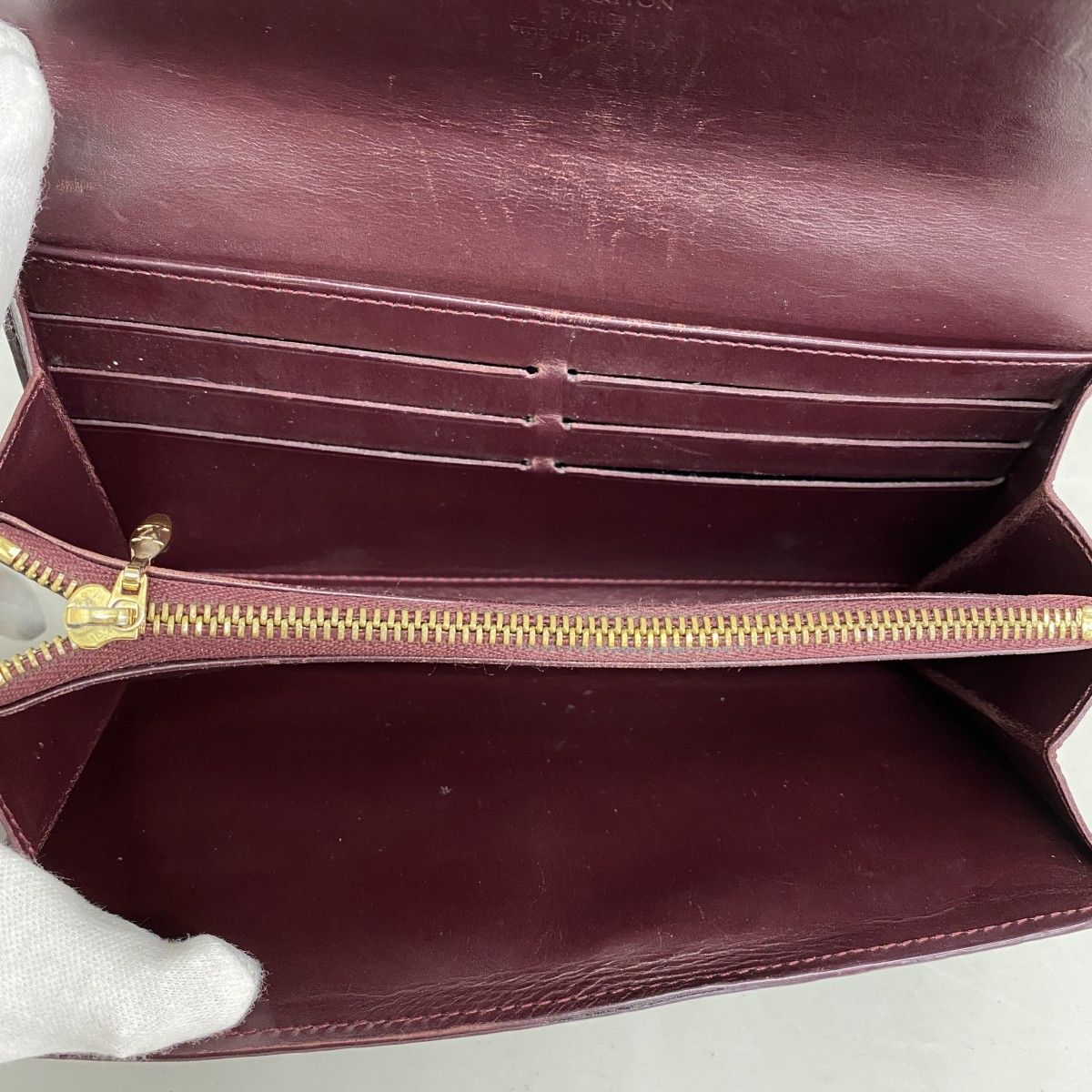 5pa0114】ルイヴィトン 長財布 ヴェルニ ポルトフォイユサラ M91521