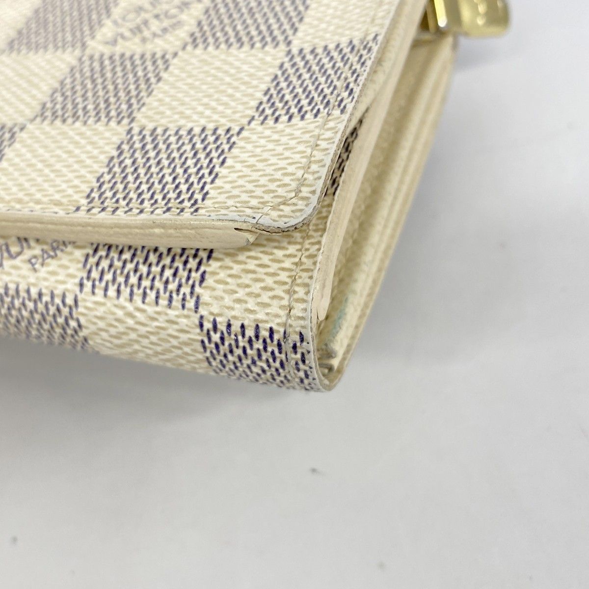 5pa0233】ルイヴィトン 財布 ダミエ・アズール ポルトフォイユ