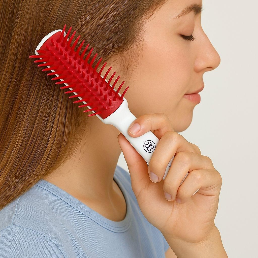 美容師さんの艶髪ブラシ 日本製 耐熱温度90℃ 携帯サイズ G0615-1