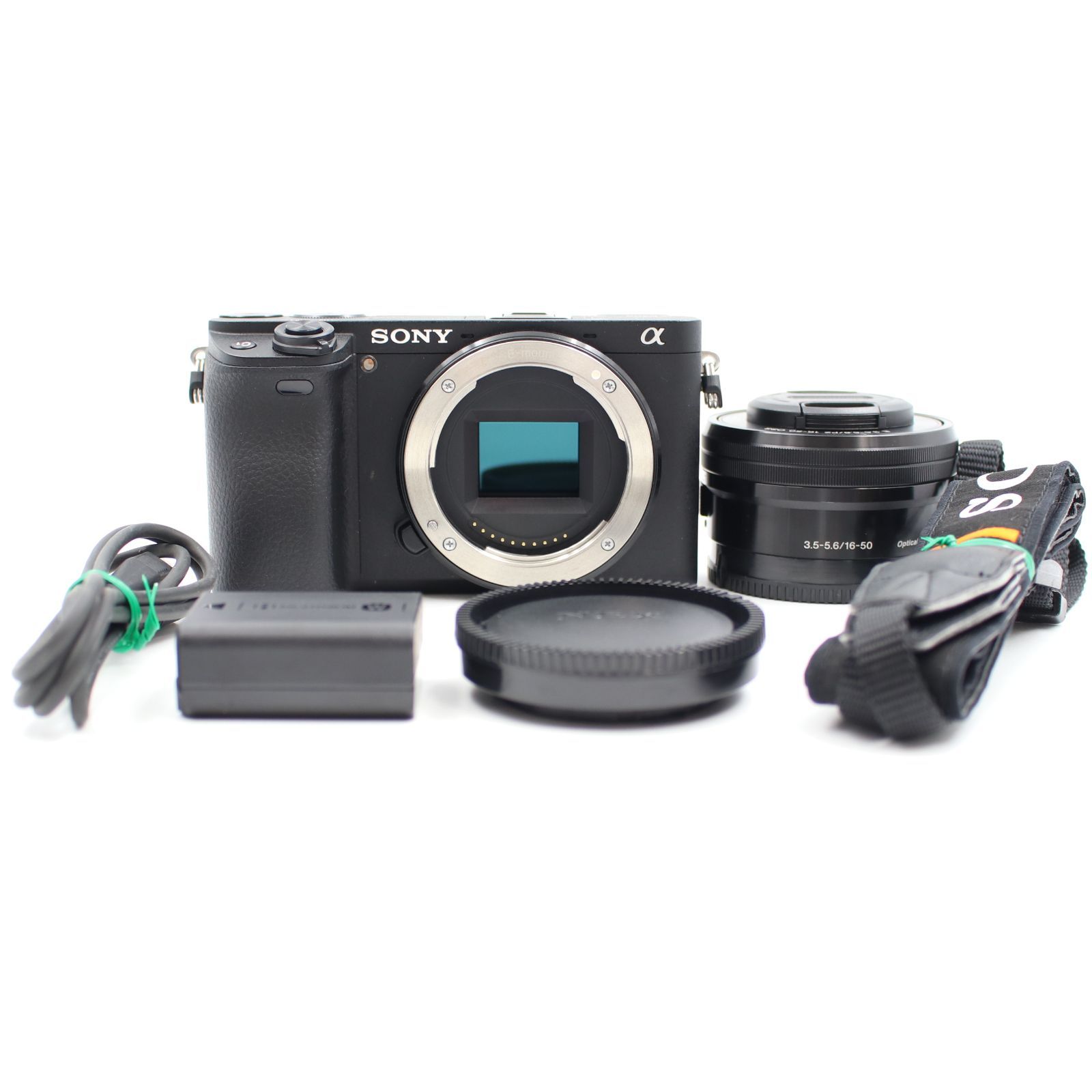 シャッター数 上品 SONY α6300 パワーズームレンズキット ブラック ミラーレス一眼カメラ ILCE-6300 ソニー
