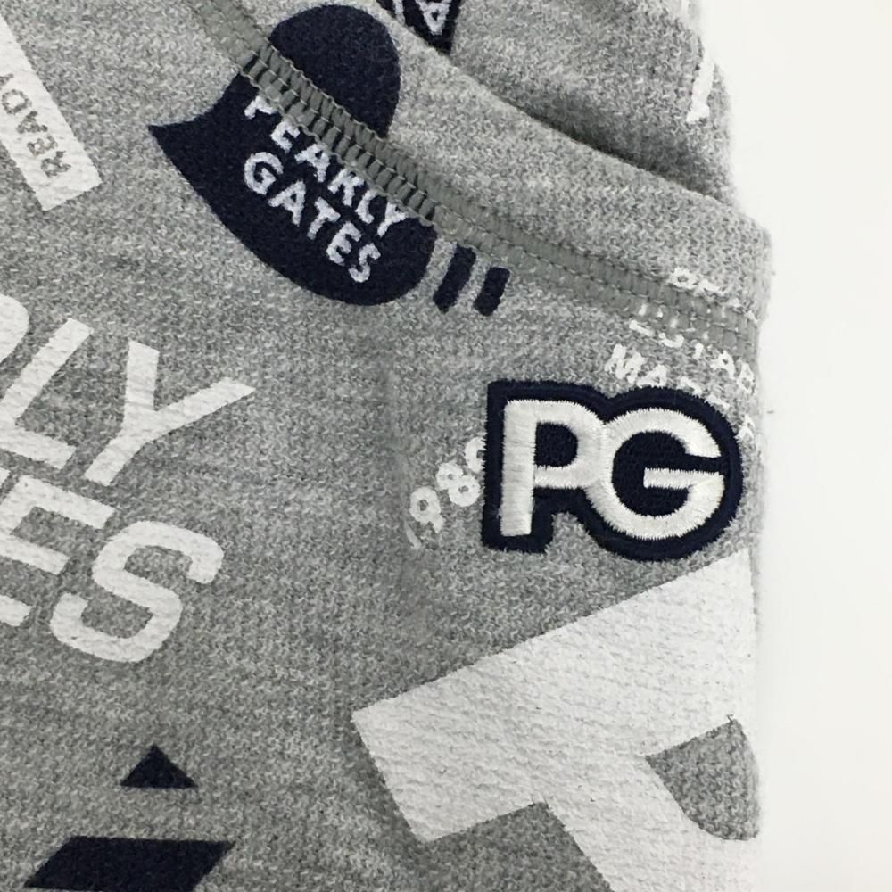 美品】パーリーゲイツ スカート グレー×白 総柄 レディース 1(M