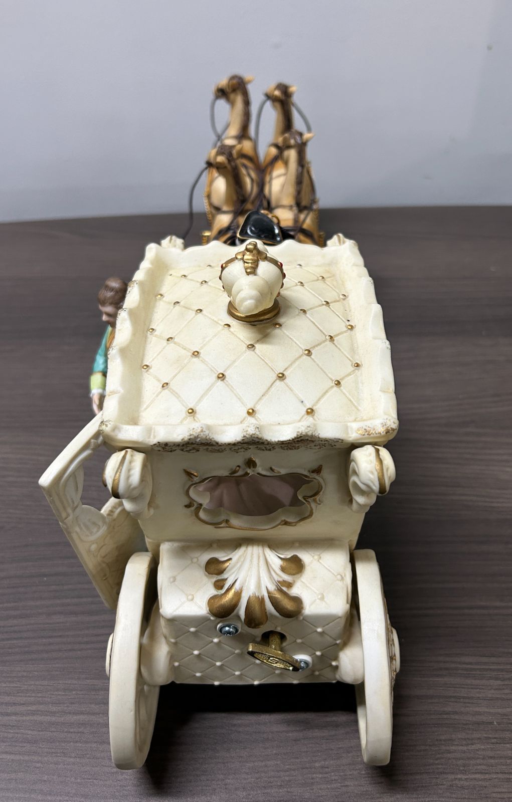  コーチ オルゴール付き 1個 ナチュラル小物 置物 インテリア小物