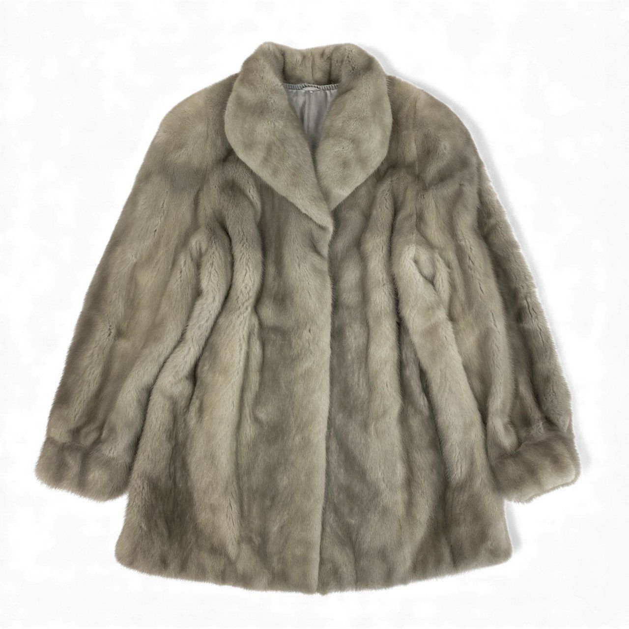 49L4 SAGA MINK サガミンク 銀サガ サファイアミンク セミロングコート