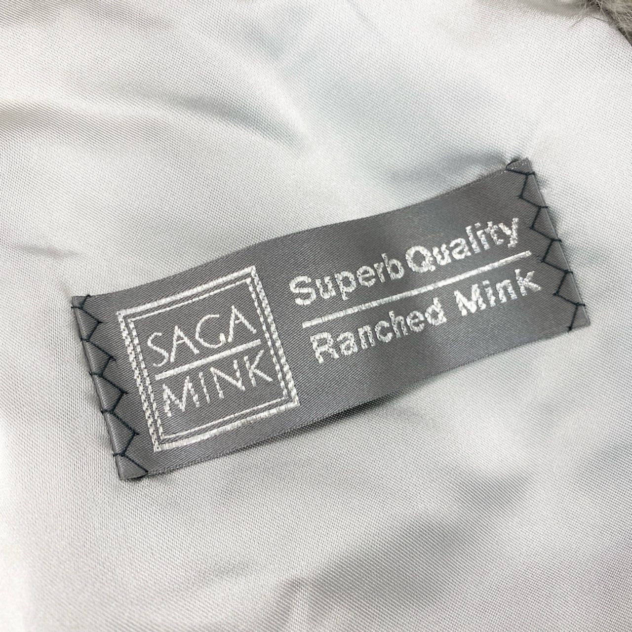 49L4 SAGA MINK サガミンク 銀サガ サファイアミンク セミロングコート