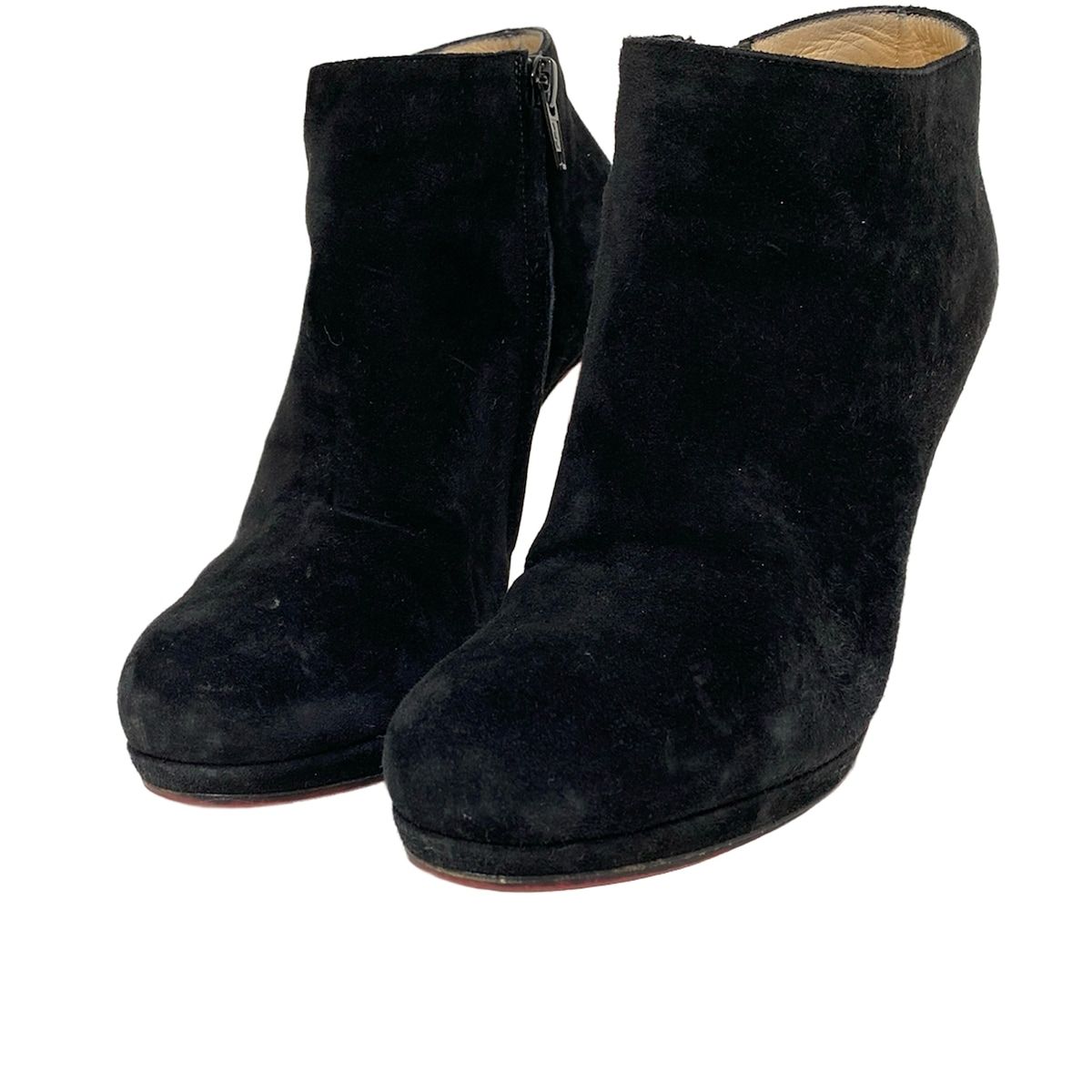  クリスチャンルブタン ブーティ 37 レディース - 黒 ブーティ ブーツ