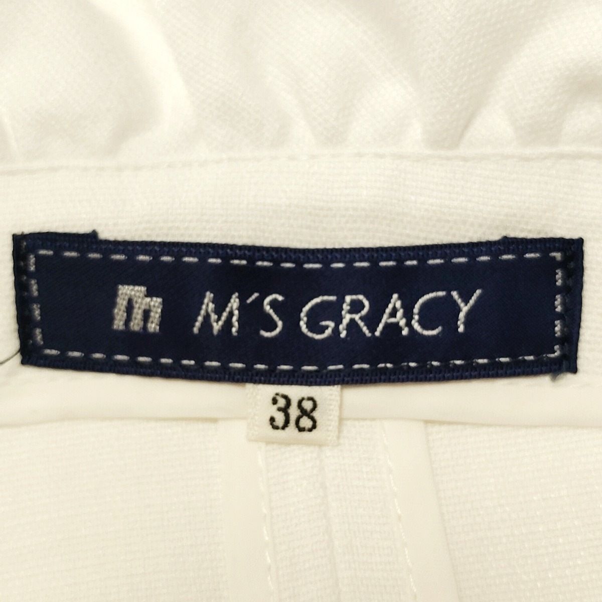 M'S GRACY(エムズグレイシー) ジャケット サイズ38 M レディース - 白