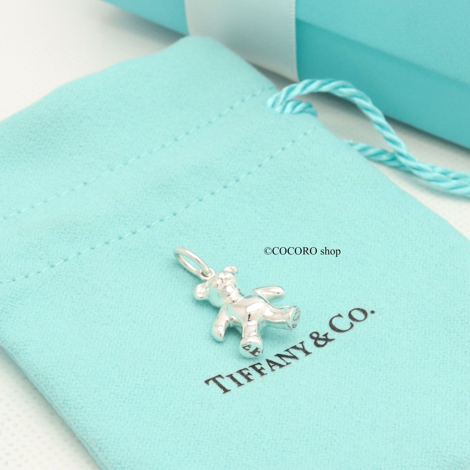 TIFFANY&Co. チャーム　くま 美品】ティファニー TIFFANY&Co. クマ テディベア チャーム AG925