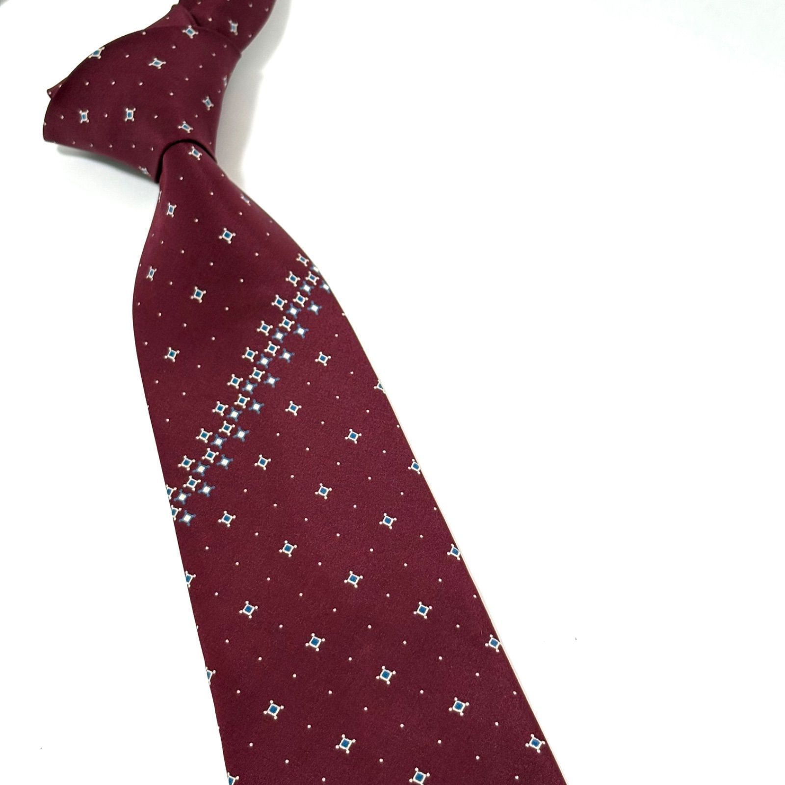 未使用・タグ付き✨ クリスチャンディオール ネクタイ ボルドー 赤
