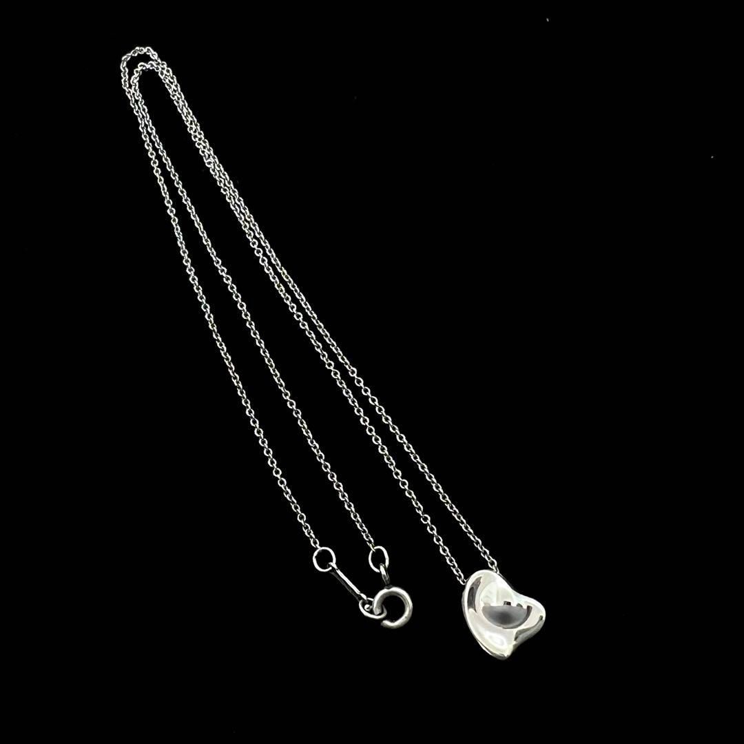 美品☆ Tiffany & Co. ティファニー ネックレス フルハート カーブド