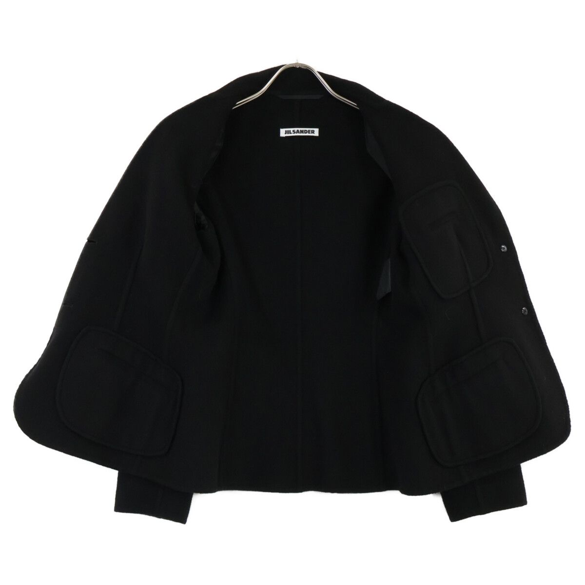 JIL SANDER ジルサンダー ﾌﾞﾗｯｸ ｶｼﾐﾔ ｼﾞｬｹｯﾄ 36 - メルカリ