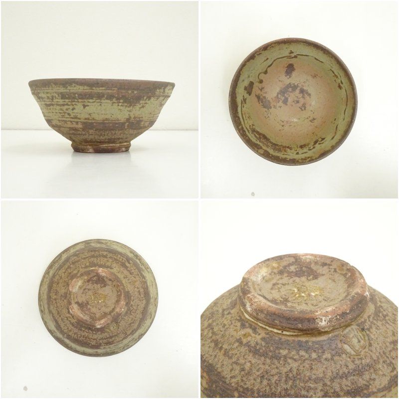 聞慶窯 十三代 陶泉 千漢鳳造 伊羅保茶碗（共箱） 茶道 抹茶 おしゃれ