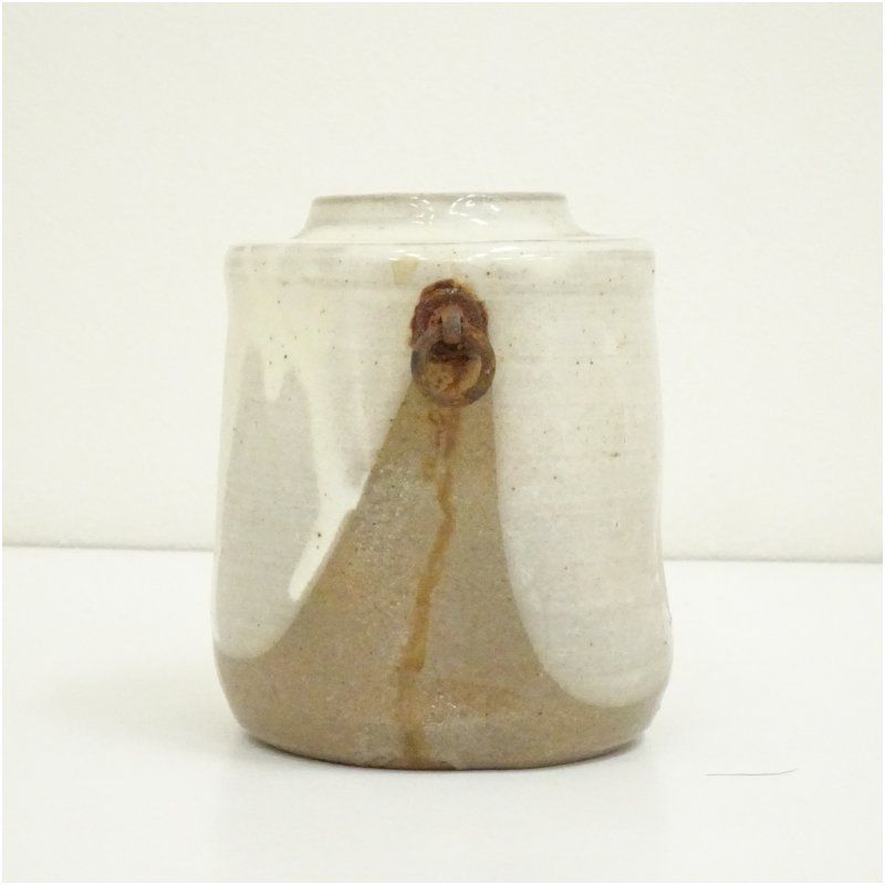 光祥造 白流掛花入（共箱） 花入れ 茶道 茶道具 花瓶 花器 おしゃれ