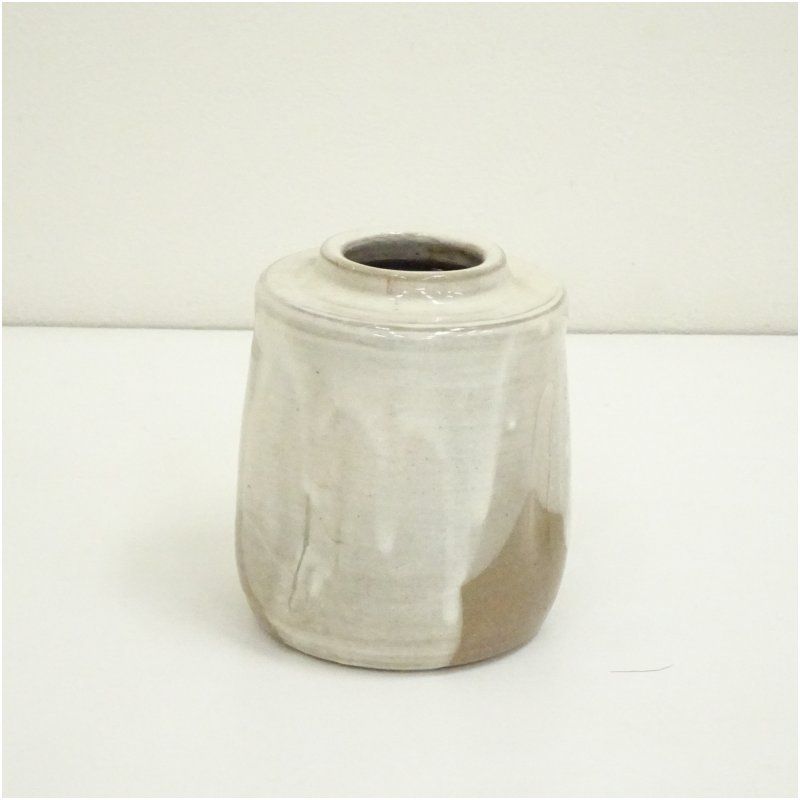 光祥造 白流掛花入（共箱） 花入れ 茶道 茶道具 花瓶 花器 おしゃれ