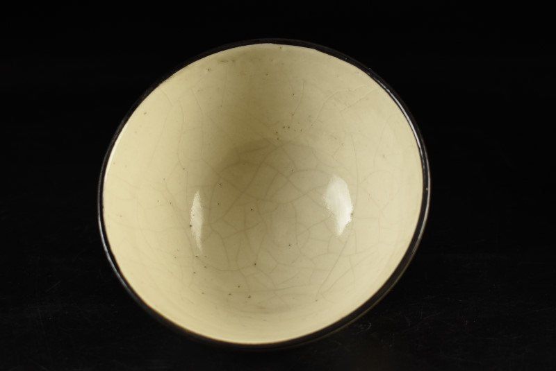 蔵A3258g】栗生屋 加陽庵 六世中村東洸 乾山写吹寄図 茶碗 共箱 - メルカリ