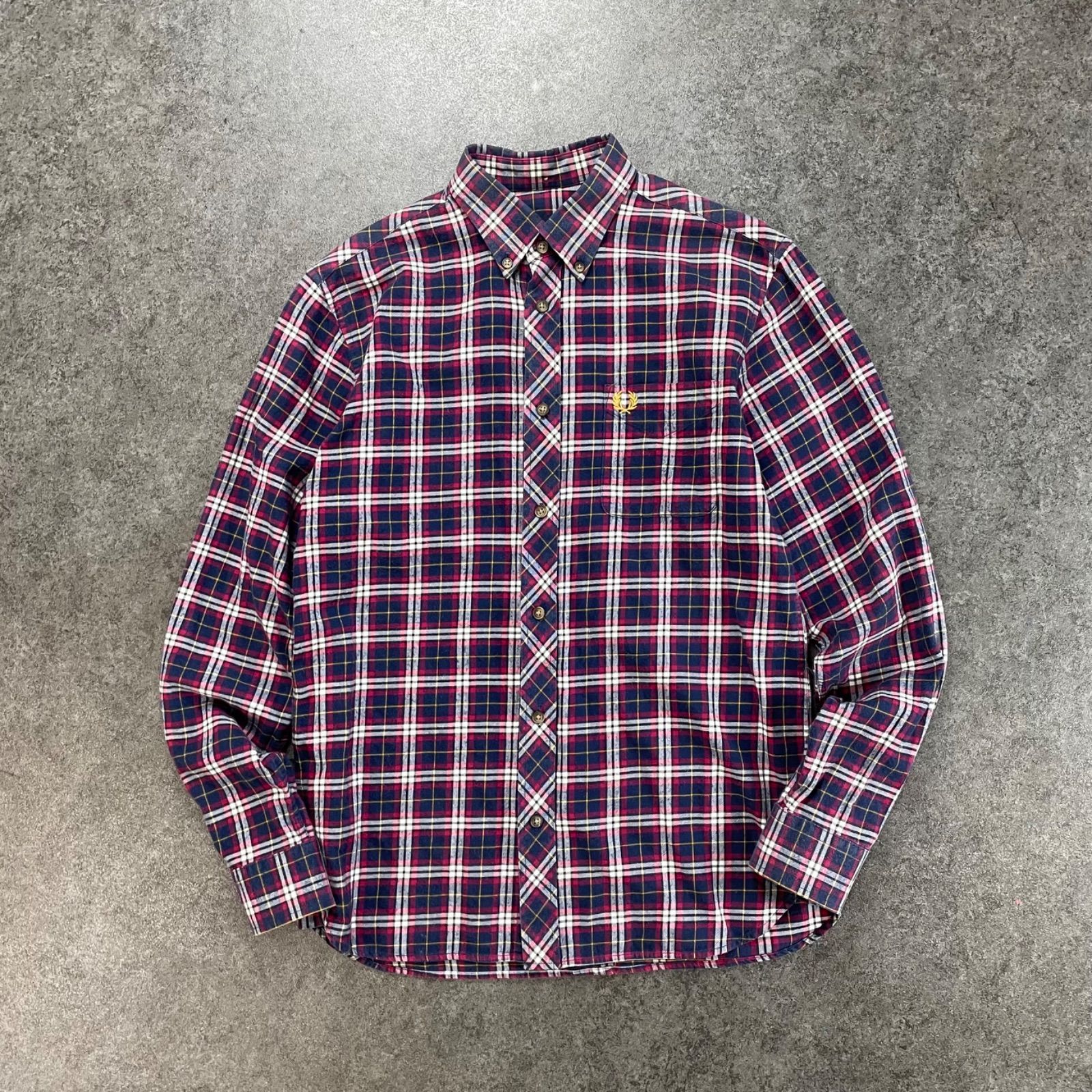 FRED PERRY L/S BD Plaid Shirt フレッドペリー ヒットユニオン 長袖 