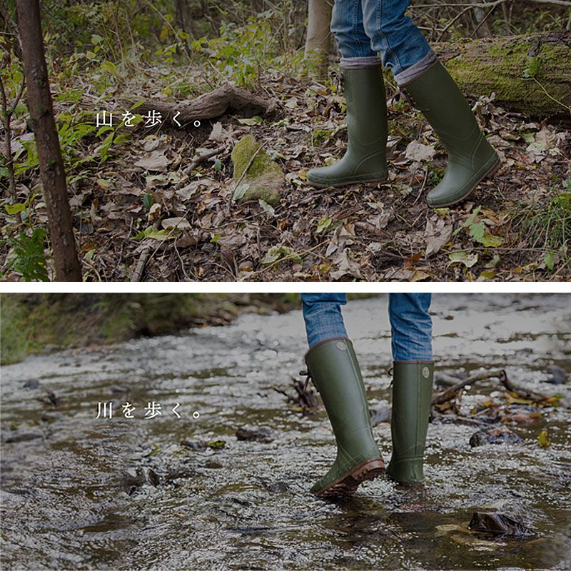  弘進ゴム BCF 02 サイドストラップブーツ バーバリアンチーフテン 長靴 ラバーブーツ レインブーツ アウトドア 職人 ST 長靴 レインシューズ 靴