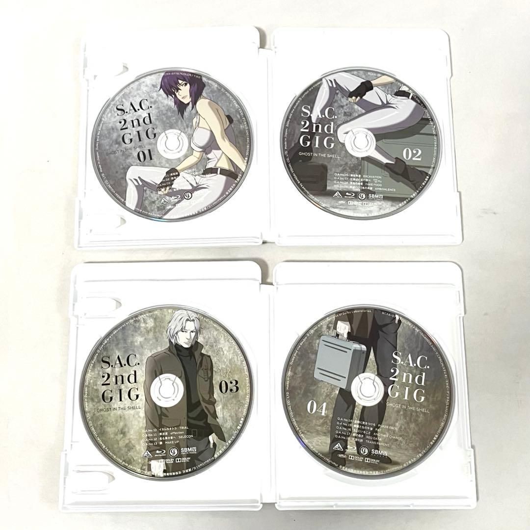 美品】攻殻機動隊 S.A.C. 2nd GIG Blu-ray Disc BOX SPECIAL EDITION