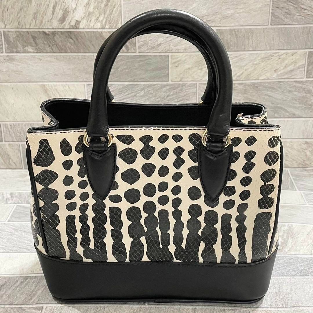 MaxMara マックスマーラ ハンドバッグ ショルダーバッグ 2way 牛革 蛇