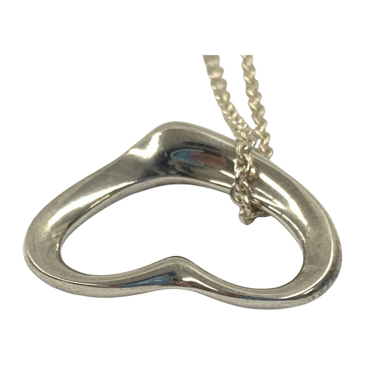 ○ ティファニー シルバー オープンハート ネックレス メナードコラボ