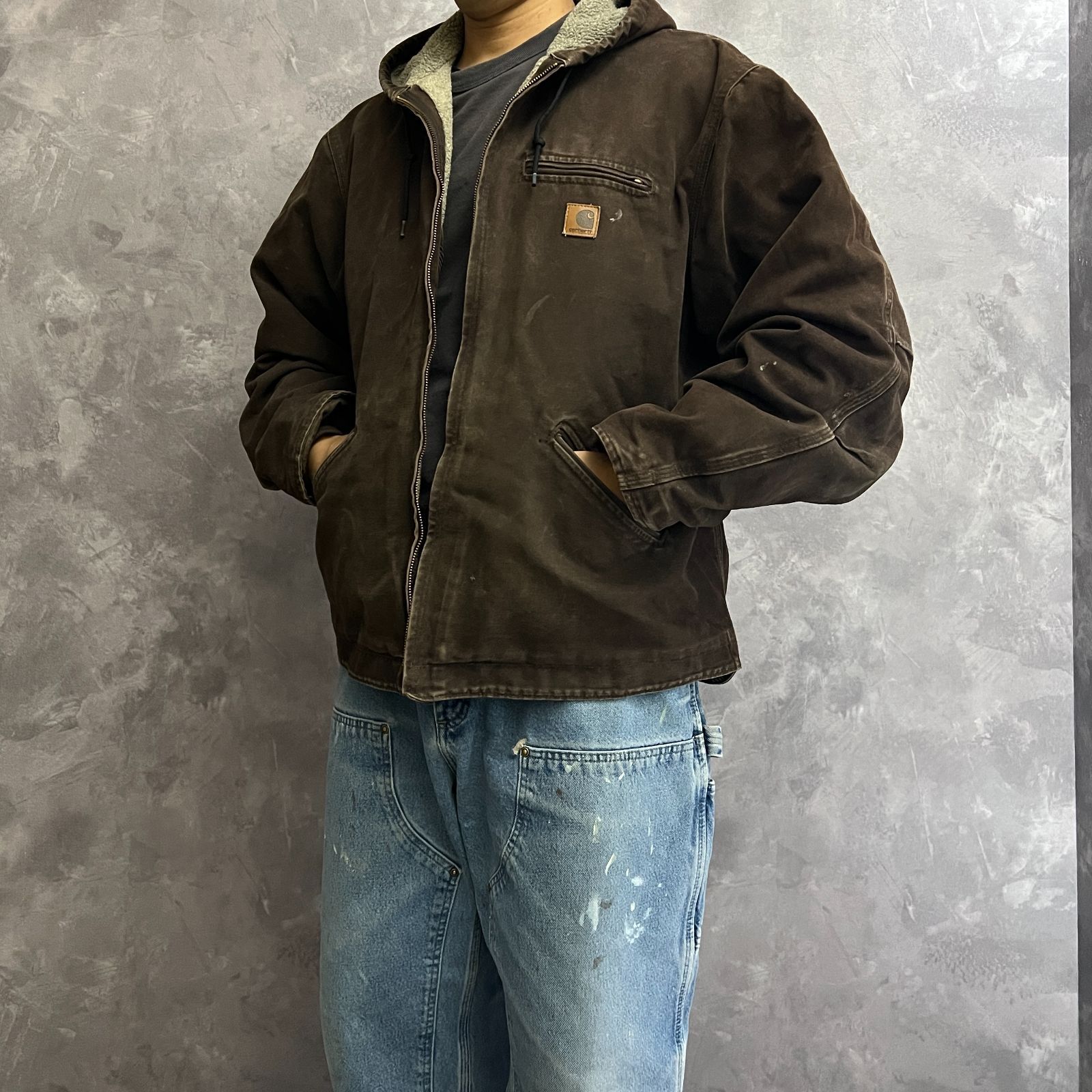 00s Carhartt シエラジャケット ダックジャケット ブラウン サイズXL