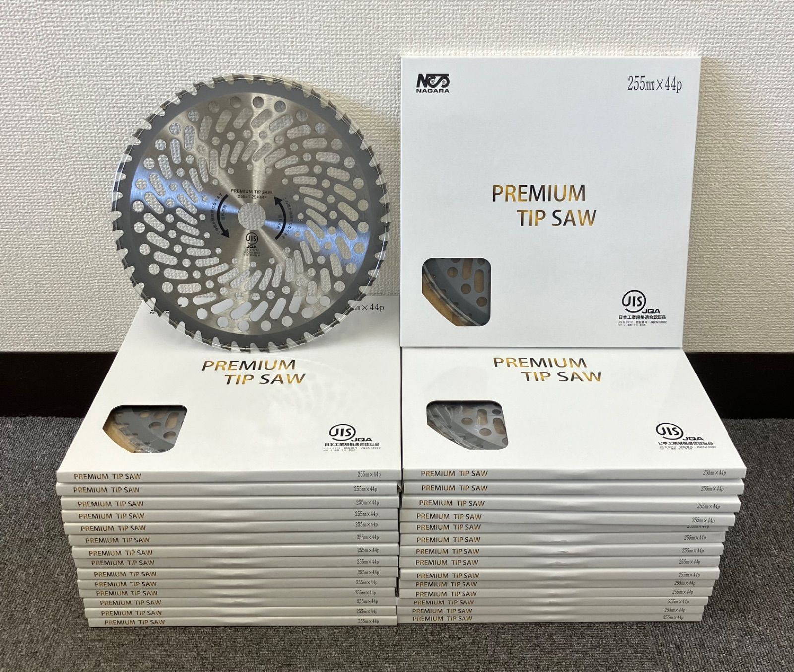 まとめて な高品質チップソー セット 台金研磨処理で負担軽減かつ刃数を増やし切れ味抜群 NAGARA チップソー 230 mm 40 P 255 44