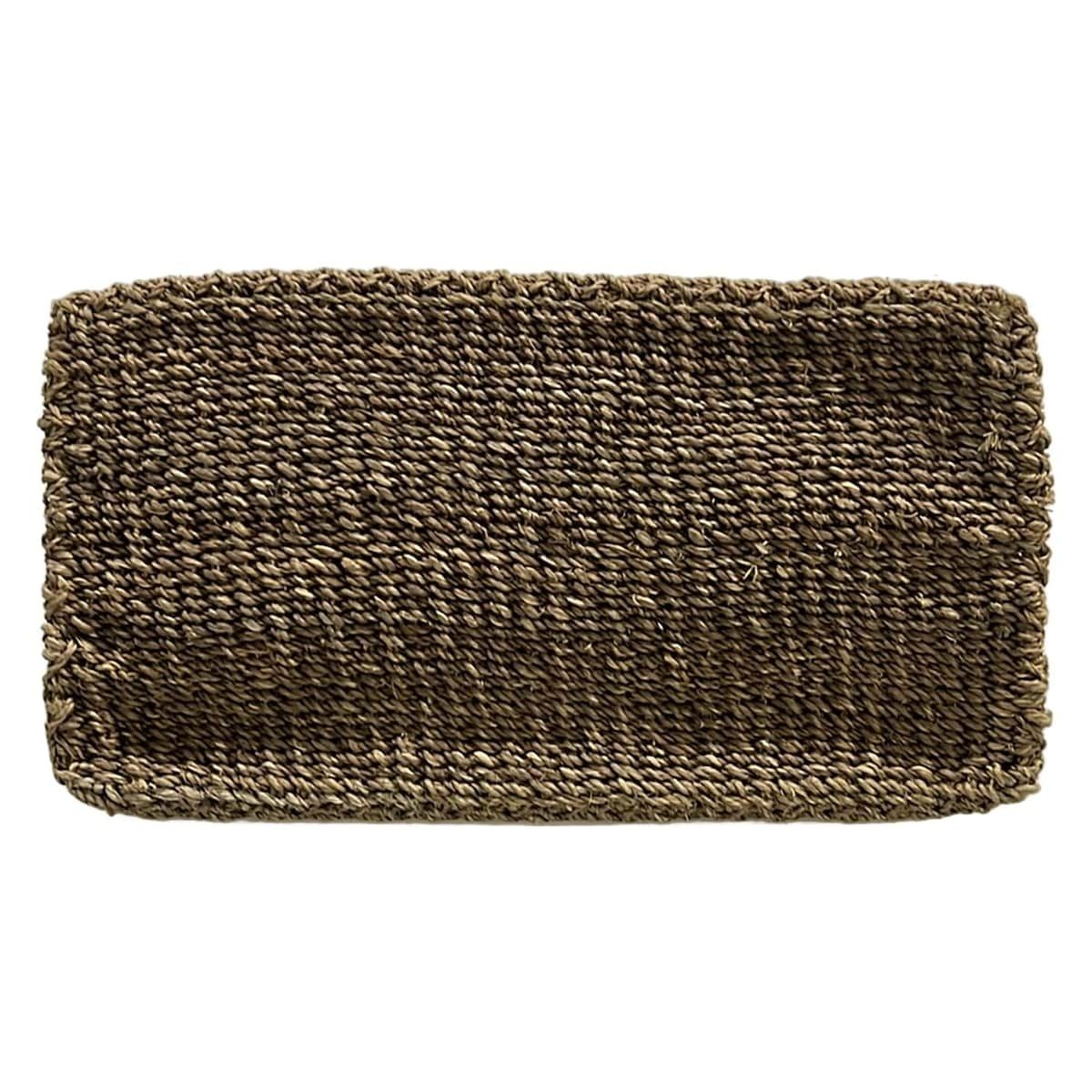 sea(シー) ハンドバッグ美品 - グレーベージュ×ダークブラウン かご