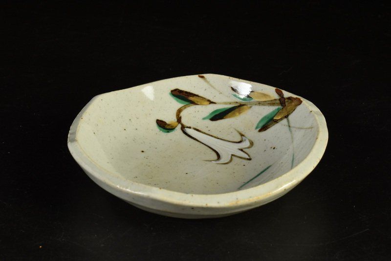 蔵C9774a】幸兵衛窯 金彩絵替草花文 銘々皿 小皿 五客 共箱 - メルカリ