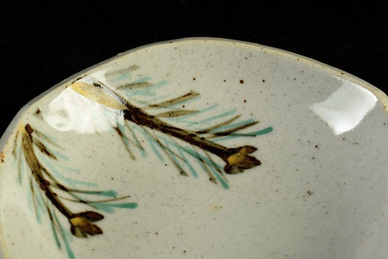 蔵C9774a】幸兵衛窯 金彩絵替草花文 銘々皿 小皿 五客 共箱 - メルカリ