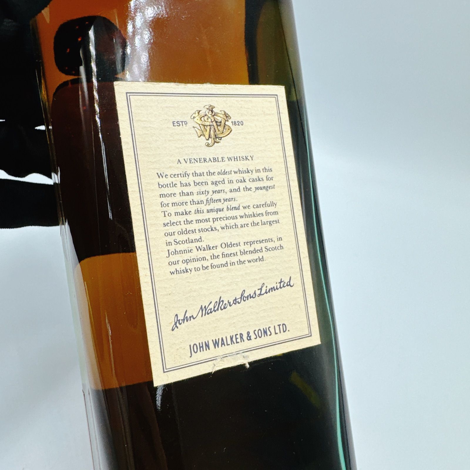 未開栓】JohnnieWalker Oldest SCOTCH WHISKY 750ml 43% - メルカリ