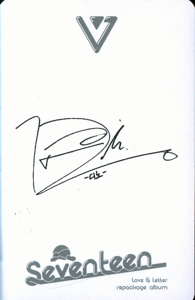 SEVENTEEN LOVE&LETTER Repackage DINO トレーディングカード チェキ風