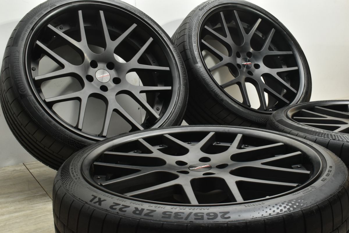 レヴァンテサイズ ハイパーフォージド HF C 7 22 in 9 5 J 31 10 35 PCD 114 3 スポーツコンタクト6 265 R 295 30 HyperForged