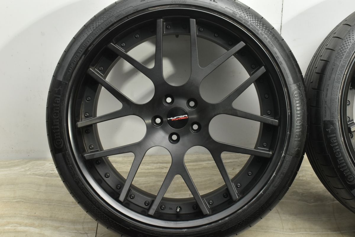  レヴァンテサイズ ハイパーフォージド HF C 7 22 in 9 5 J 31 10 35 PCD 114 3 スポーツコンタクト6 265 R 295 30 HyperForged 22インチ タイヤ ホイールセット