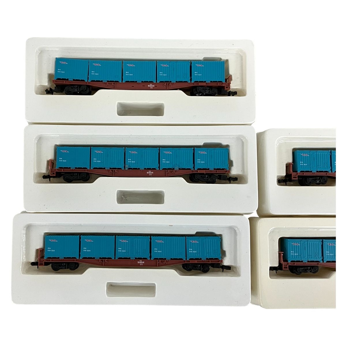 TOMIX トミックス 2737 2738 2740 国鉄貨車コキ コキフ 50000形 4両