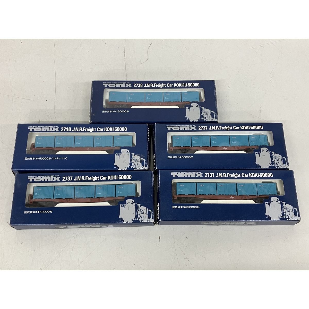 TOMIX トミックス 2737 2738 2740 国鉄貨車コキ コキフ 50000形 4両