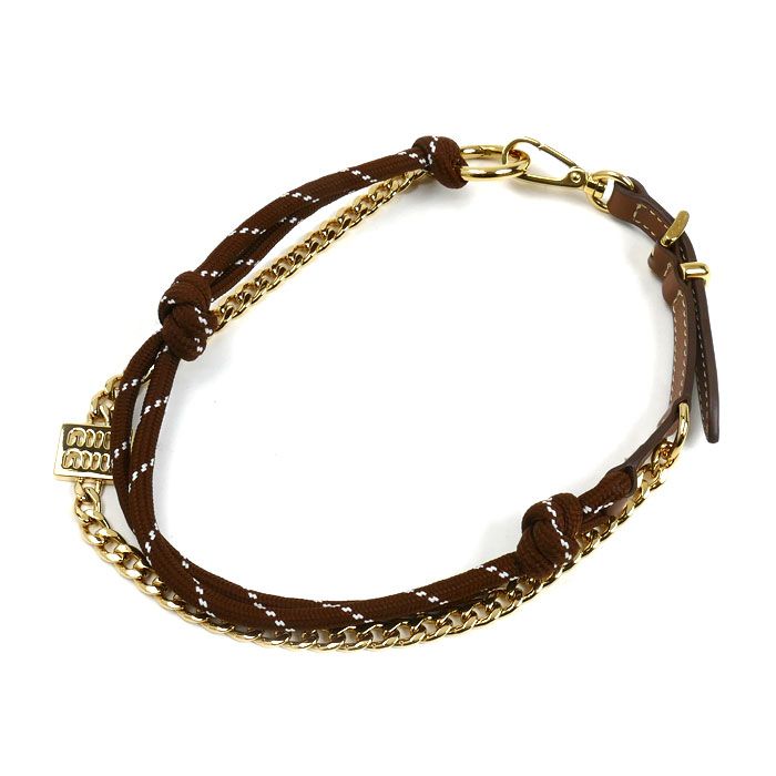 MIUMIU ミュウミュウ ファブリック GP レザー トリック キーリング チャーム バッグチャーム 5 TL 510_ACRT_F 0 Q 7 Z レディース