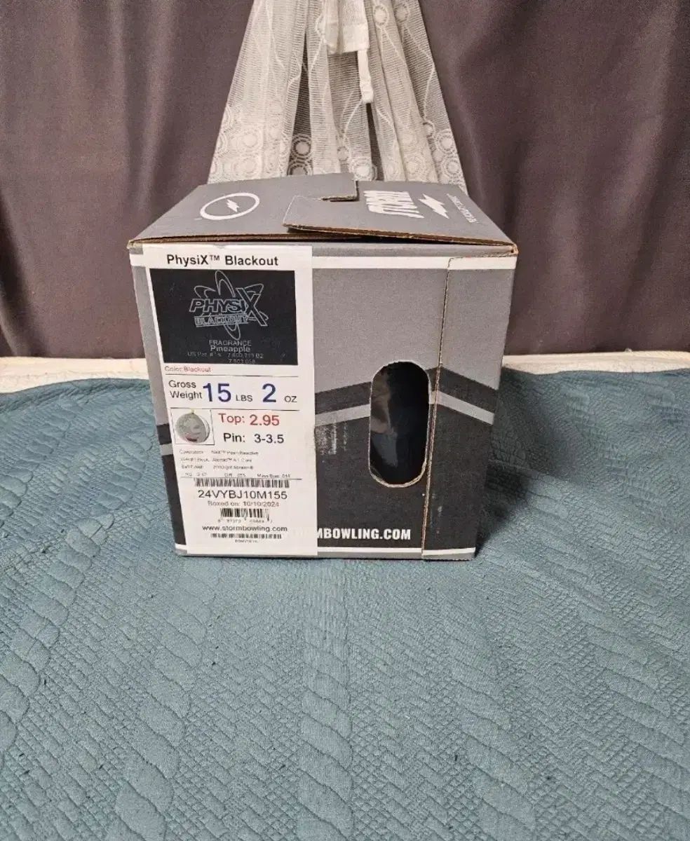 み Storm fi zi k ブラックアウト 15 p 新 ボウリングボール 球