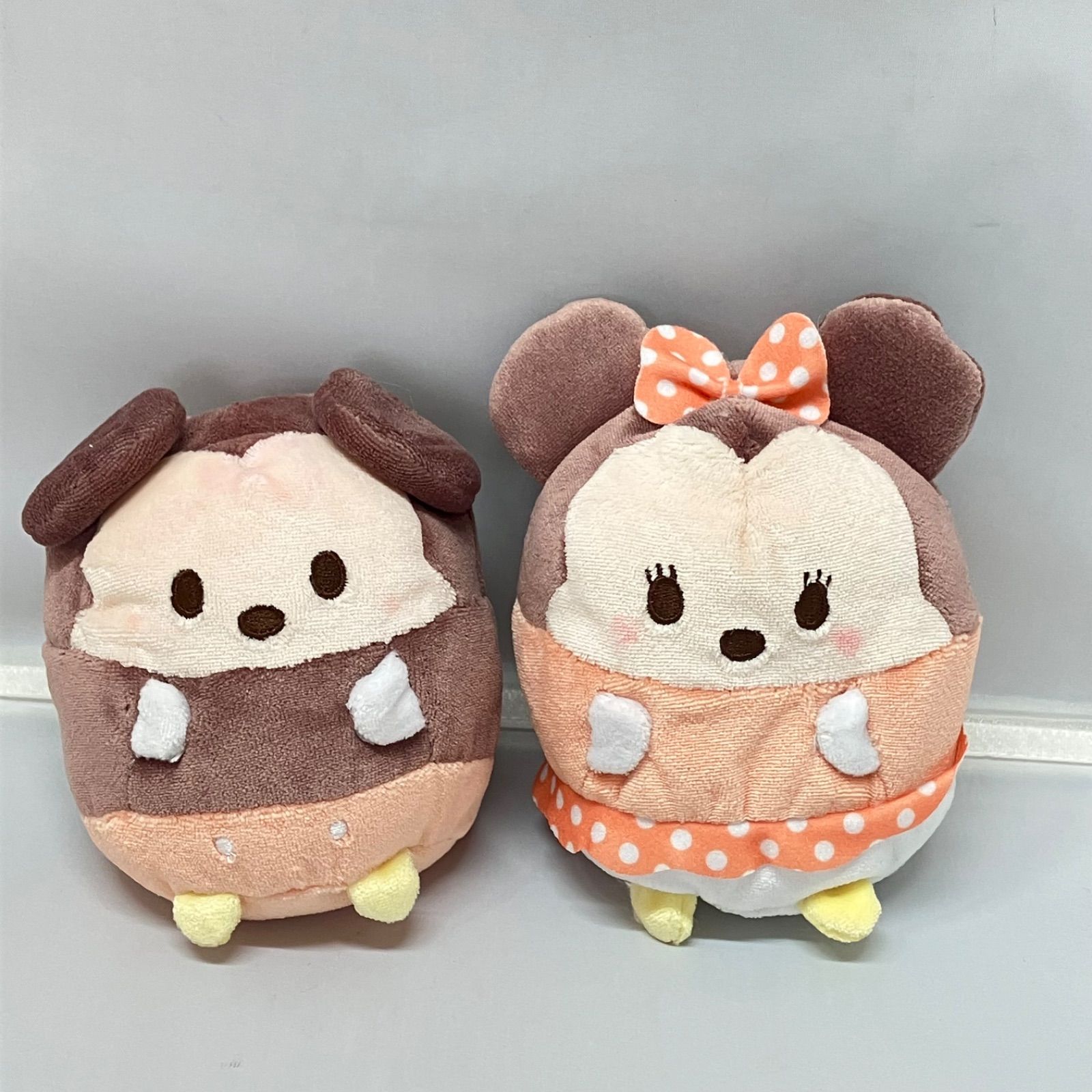 ディズニー ミッキーミニーペアぬいぐるみ 6点 Disney ufufy つむつむ 