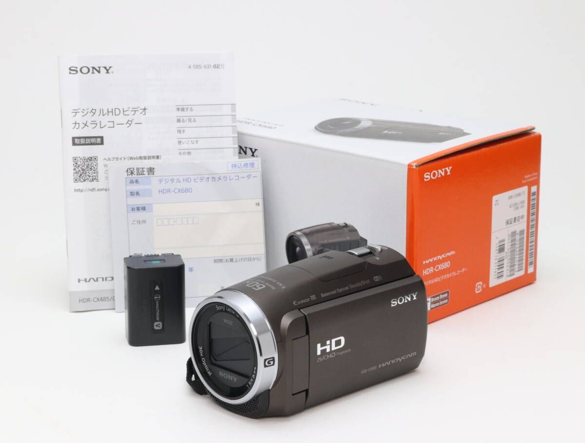 AB SONY ソニー HDR CX 680 ブロンズブラウン 初期不良 対応 111 118